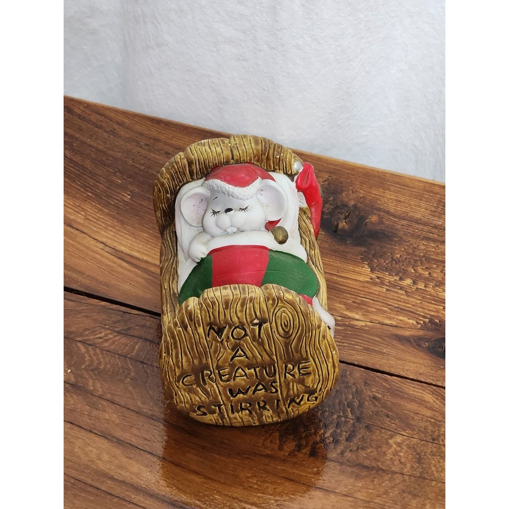 Christmas Rocking Mouse Not a Creature Was Stirring Musical